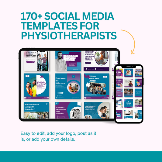 170+ Social Media Templates For Physiotherapists
