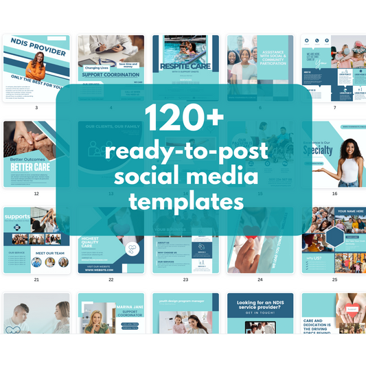 Done-For-You Social Media Templates For NDIS Providers