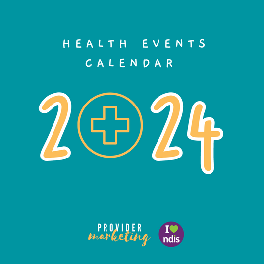 2024 NDIS & Healthcare Specific Content Calendar